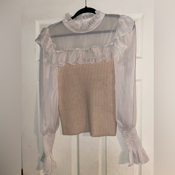 Vici ruffle knit top - Picture 4 of 4